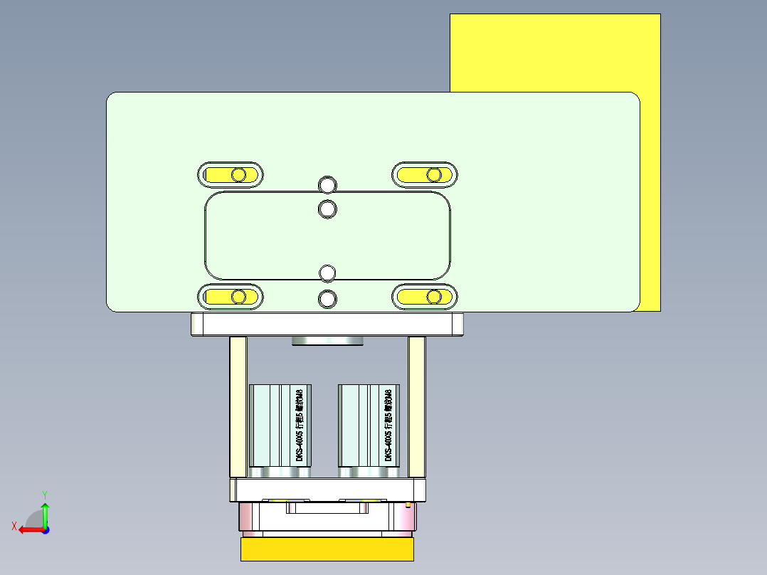 VT306-笔记本CNC工装夹具三维模型CNC3-20150323后视图
