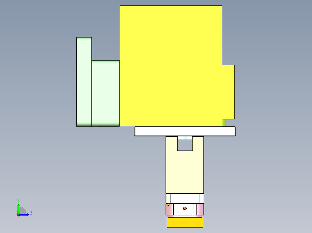 VT306-笔记本CNC工装夹具三维模型CNC3-20150323左视图