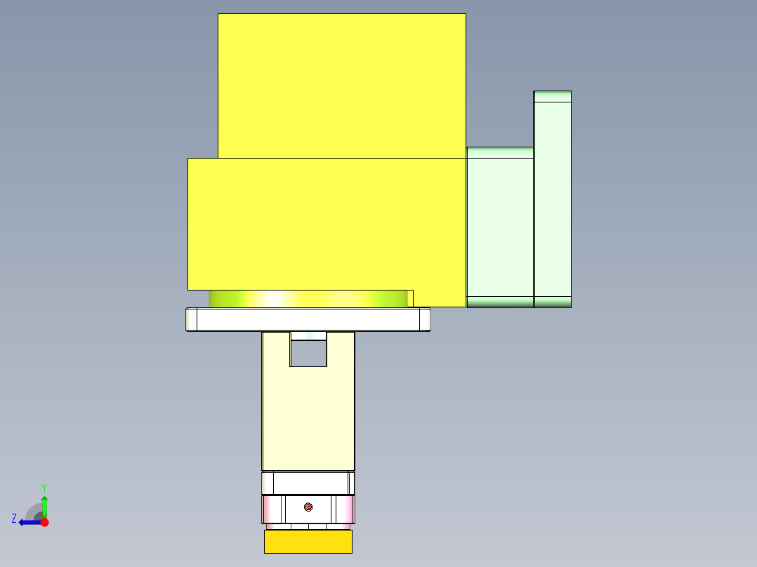 VT306-笔记本CNC工装夹具三维模型CNC3-20150323右视图