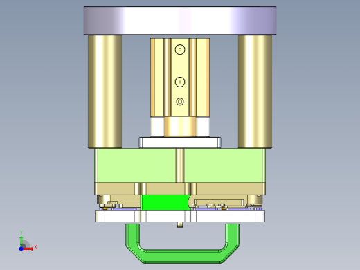 X3-B-CNC5-笔记本CNC工装夹具三维模型1013前视缩略图