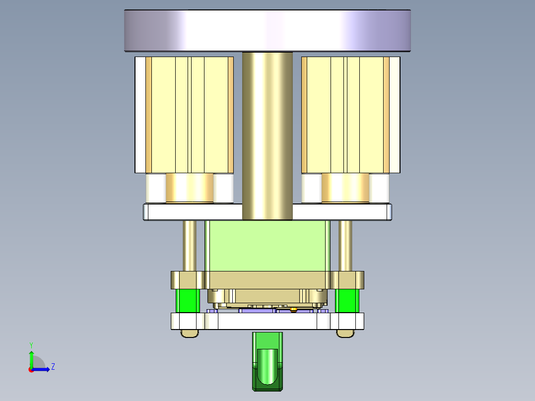 X3-B-CNC5-笔记本CNC工装夹具三维模型1013左视图