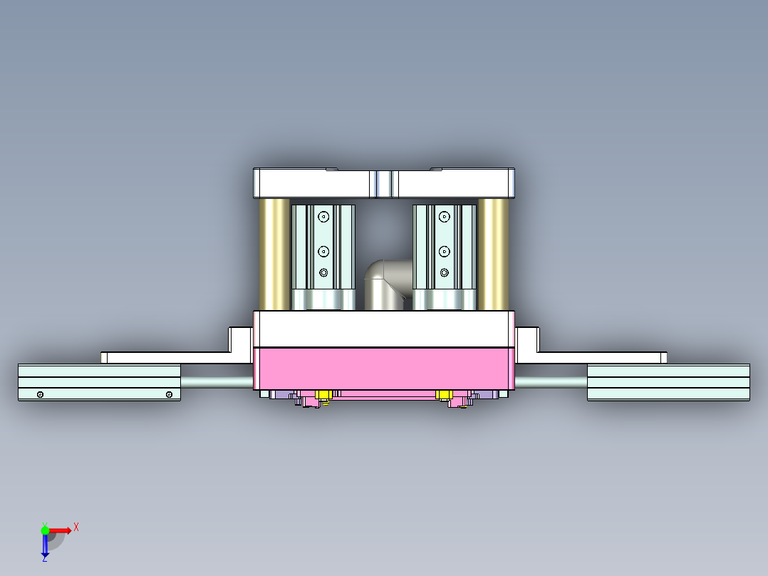 R4-笔记本CNC工装夹具三维模型CNC3-151026俯视图