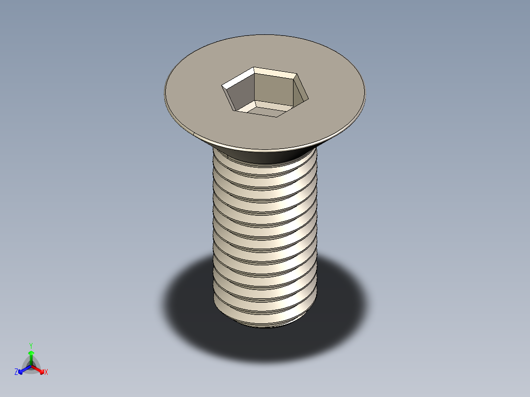 Screw_ISO_10642_M12x30_A2.STEP主视图