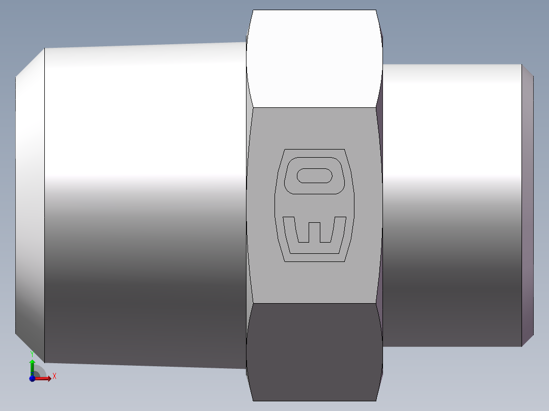 美制锥螺纹、1DN-30-16前视图