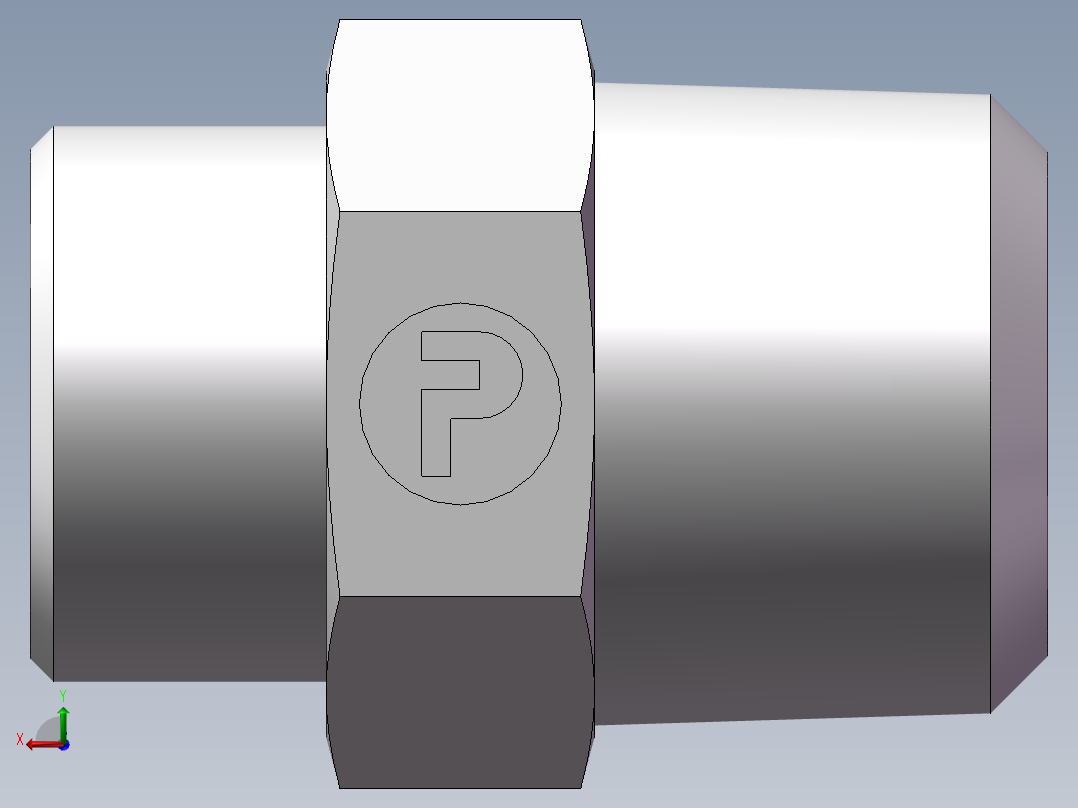 美制锥螺纹、1DN-30-16后视图