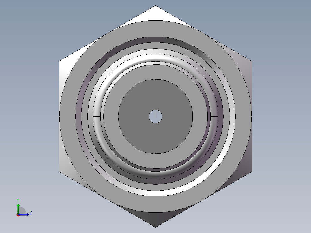 直通变径接头、2D-14-30左视图