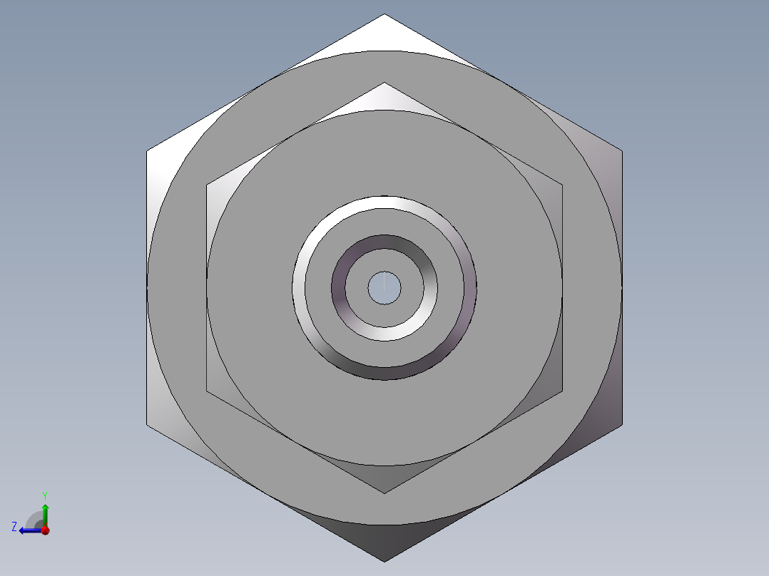 直通变径接头、2D-14-30右视图