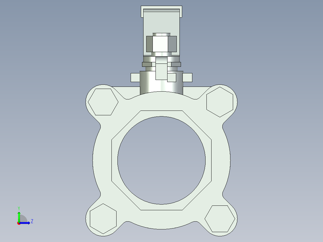 B2003940-离心浓缩机（用于黄金分离）左视图