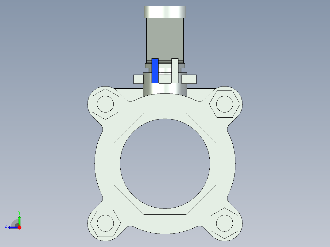B2003940-离心浓缩机（用于黄金分离）右视图