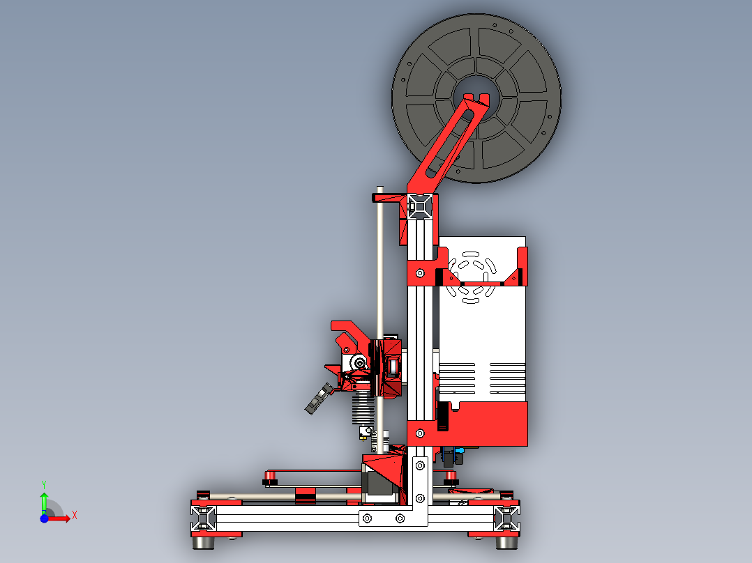 A2004450-Rebel II 3D打印机前视图