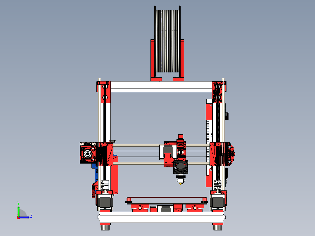 A2004450-Rebel II 3D打印机左视图