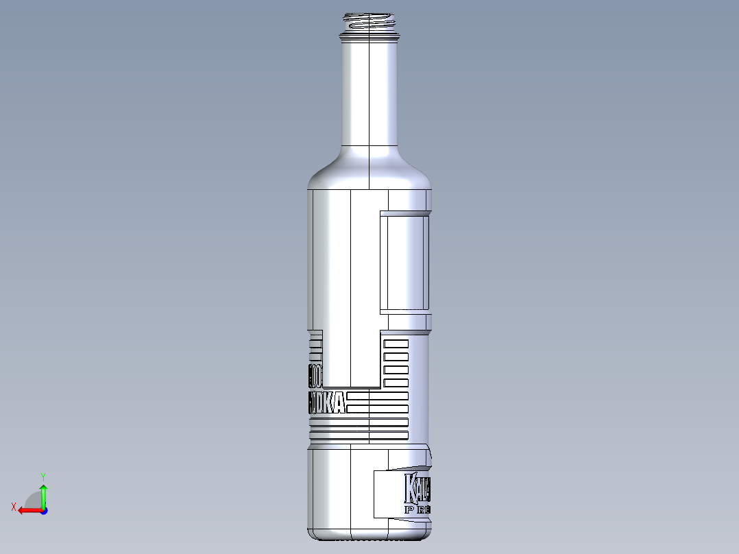 瓶子、罐子、桶(36)后视图