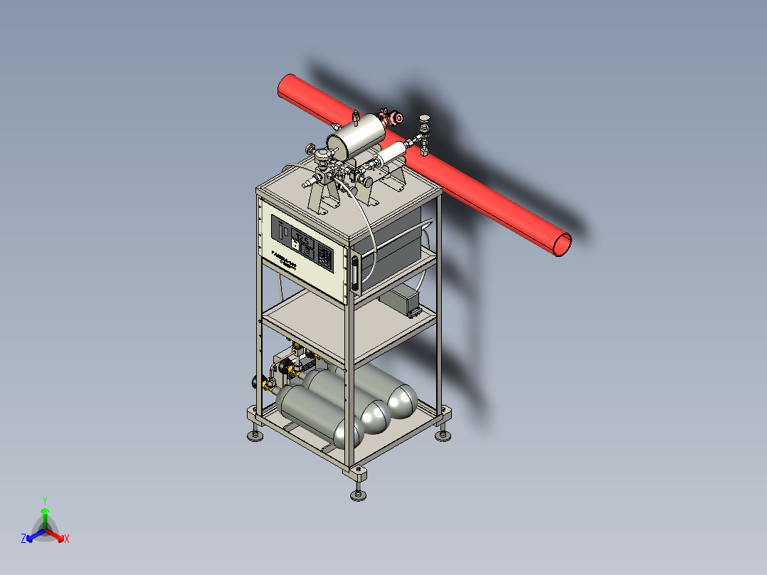 A2004710-气体分析系统正等轴测图