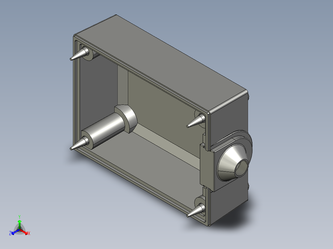 JSCC电机电源盒上盖JXH-S_2