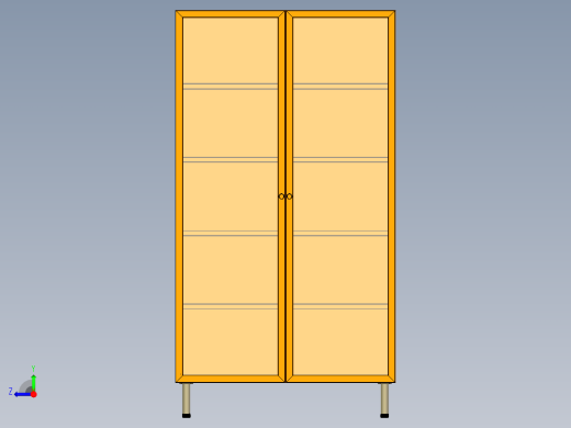 玻璃展示柜右视缩略图