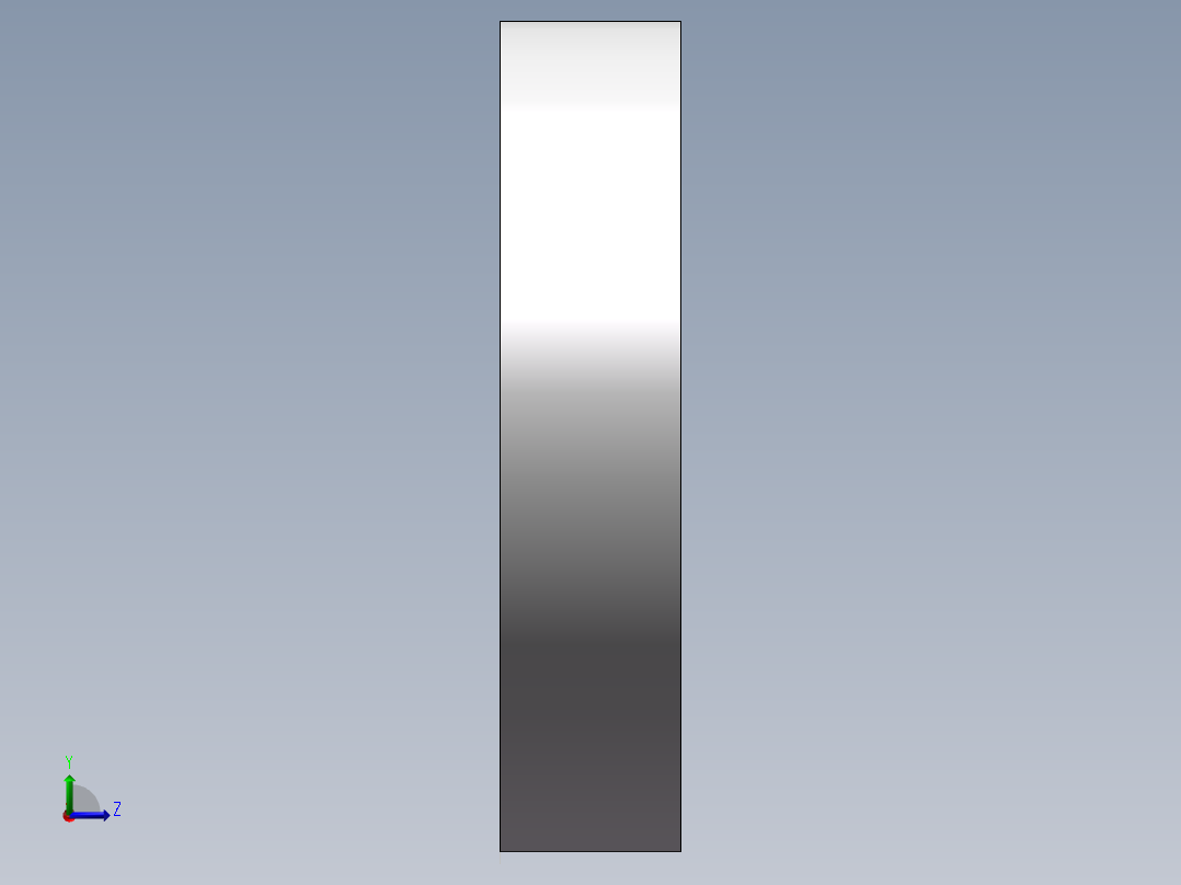 大剪叉杆左视图