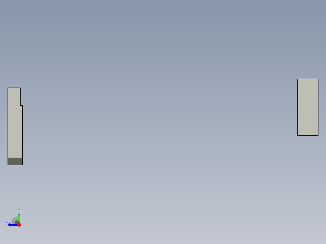 网线接口自动压合设备设计-电测机构右视图