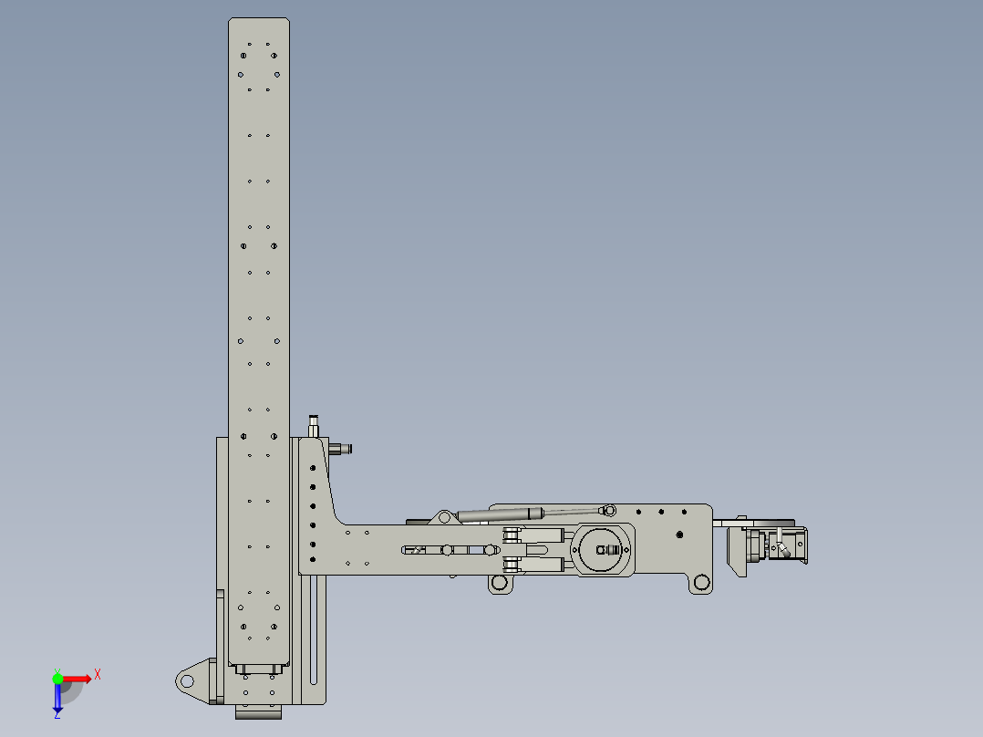 细化翻转装装配体TX俯视图