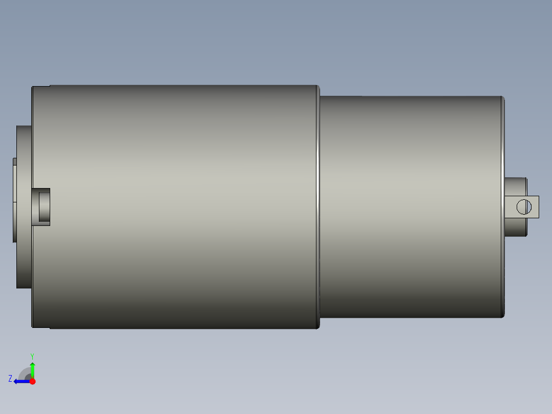零件电机GA36Y-528右视图