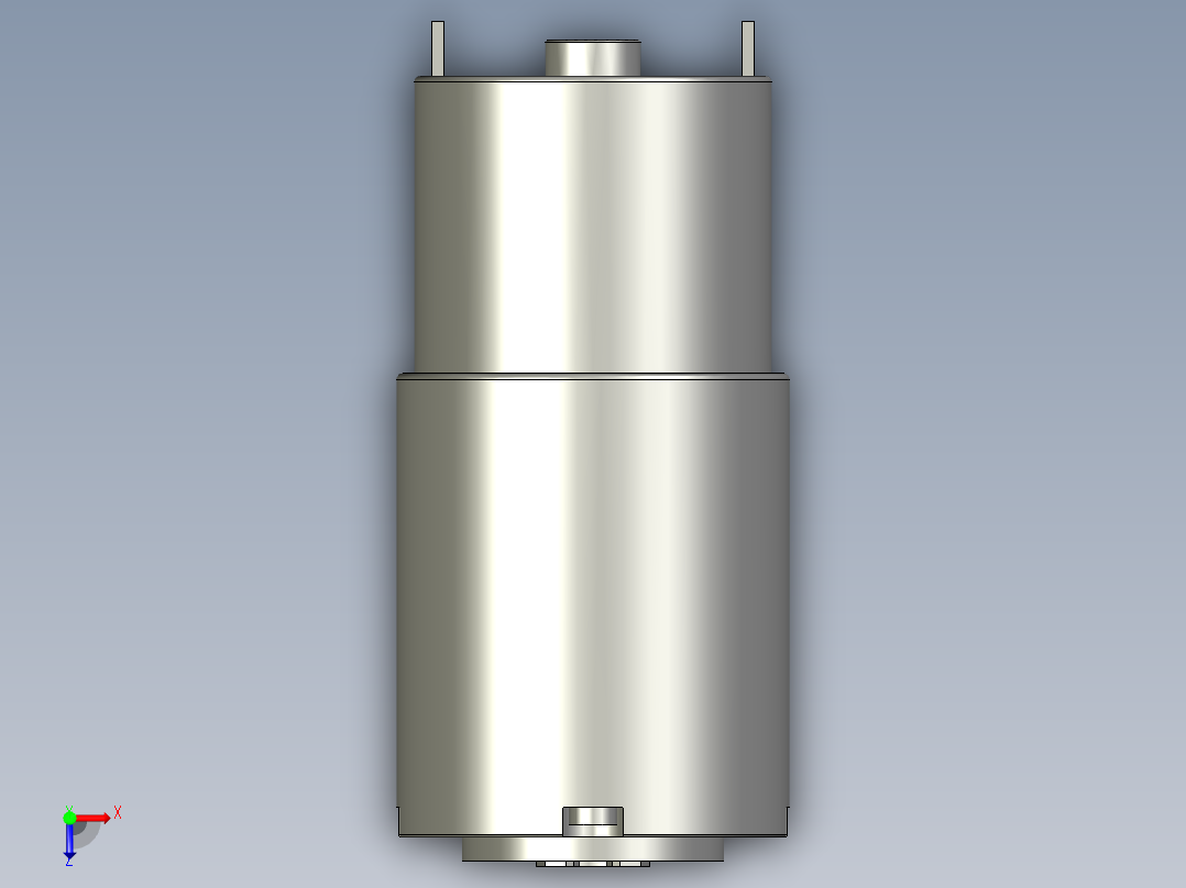 零件电机GA36Y-528俯视图