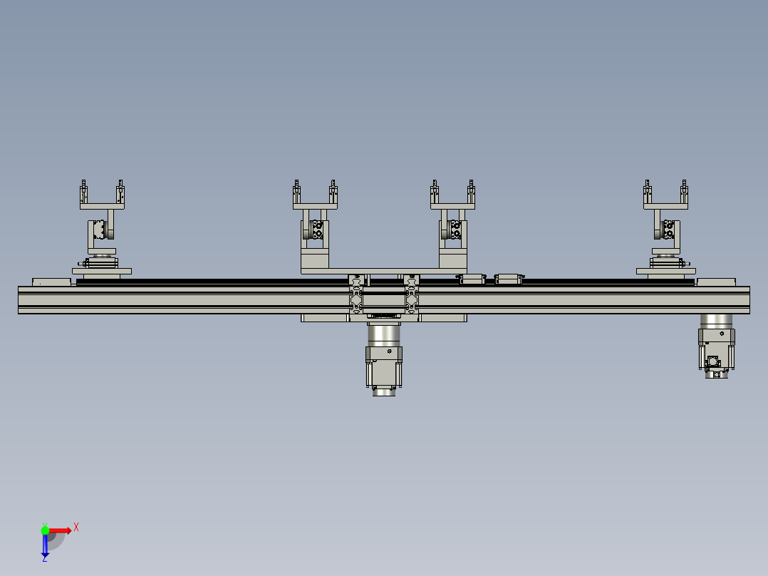 框架抓手-ASSY俯视图