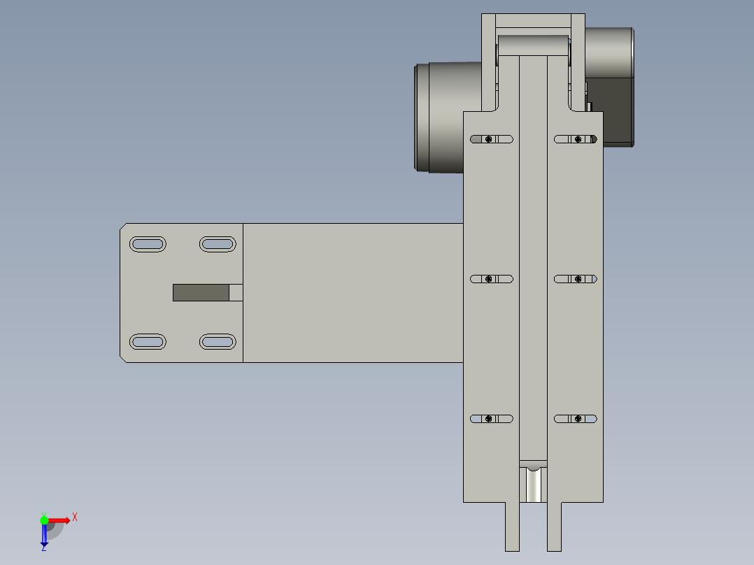 LXYC-BOSS0800外观进口对接-YZ-CCD002俯视图