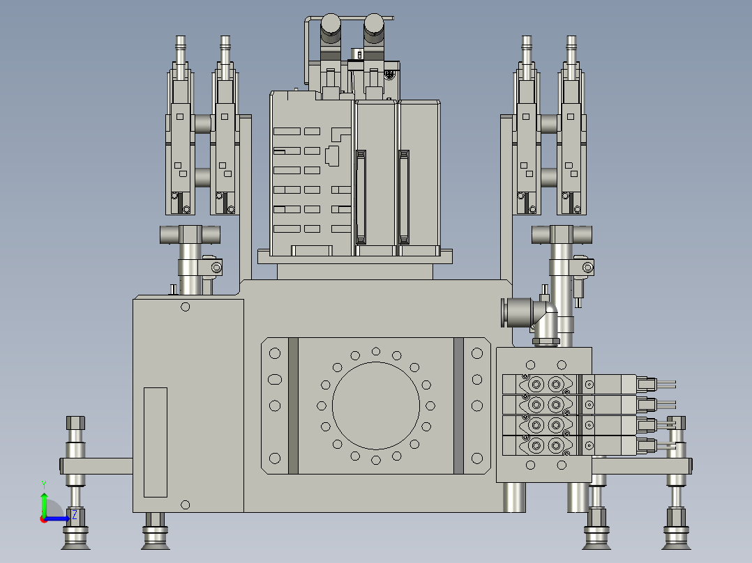 02-00-03夹爪模组B左视图
