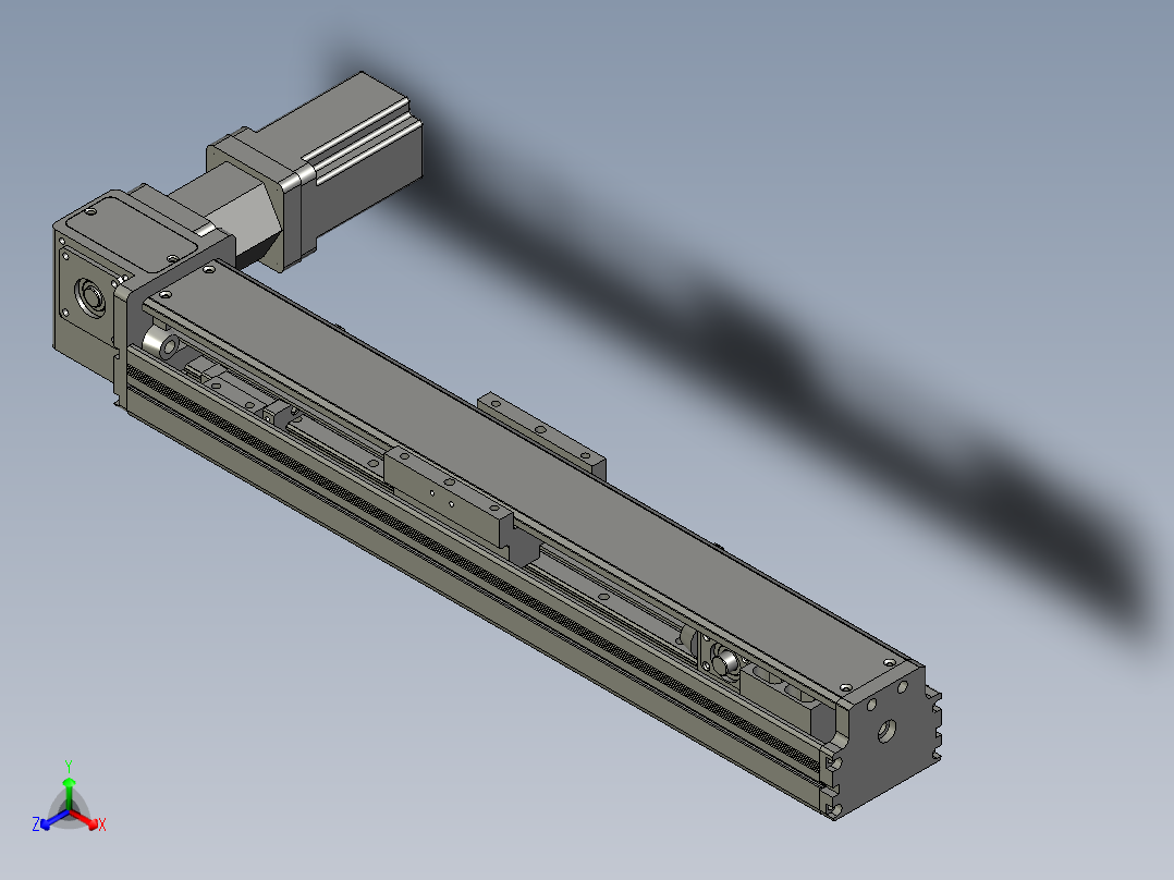 伺服滑台模组1主视图