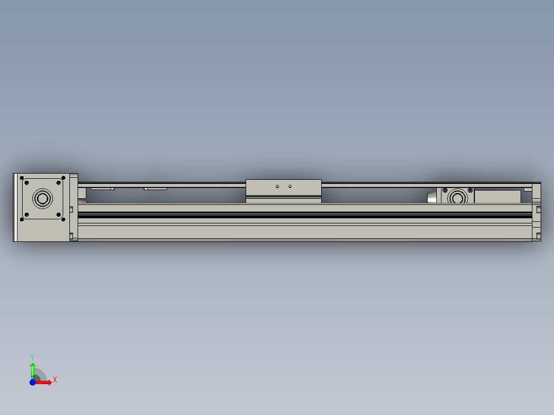 伺服滑台模组1前视图
