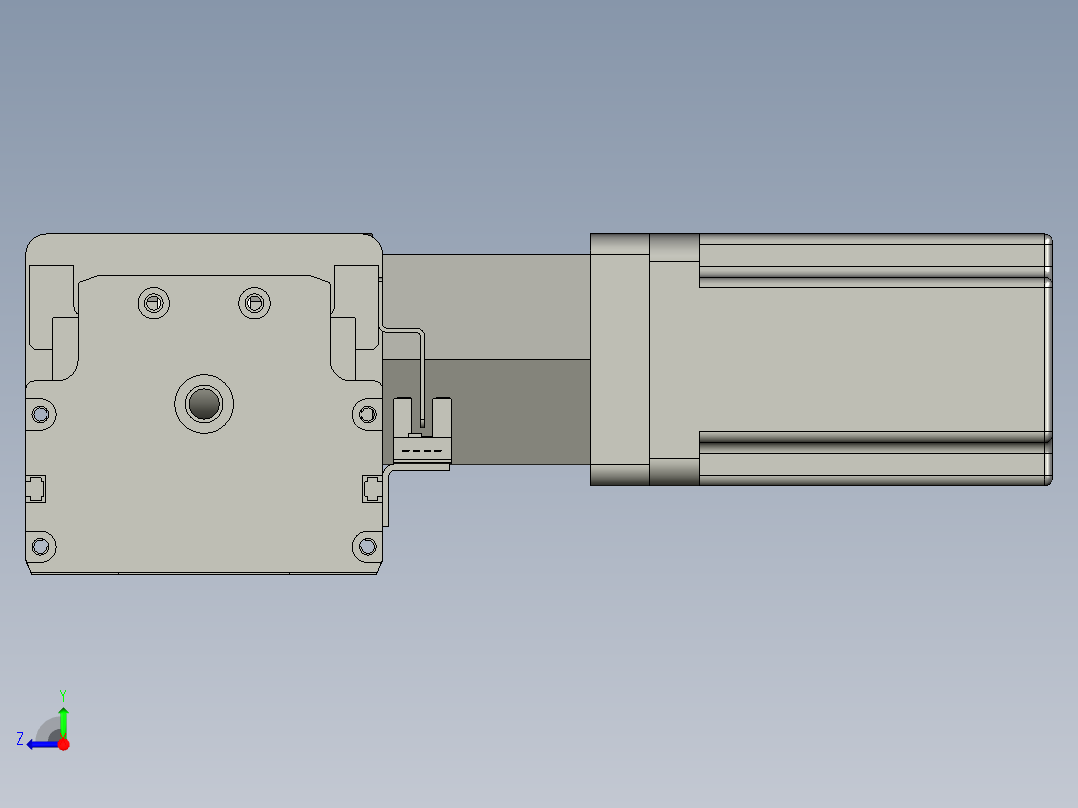 伺服滑台模组1右视图
