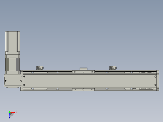 伺服滑台模组1俯视缩略图