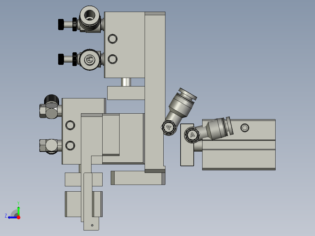 2018SOLIDWORKS1403剪绵线组件右视图