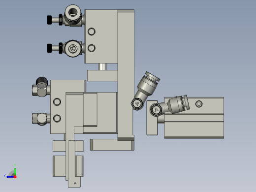 2018SOLIDWORKS1403剪绵线组件右视缩略图