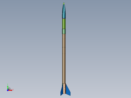 小型单组火箭集成前视缩略图
