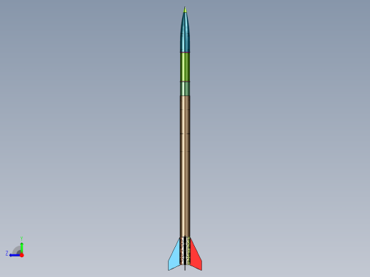 小型单组火箭集成右视缩略图
