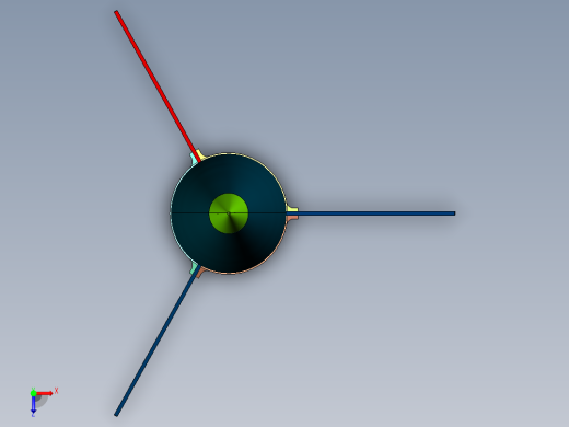 小型单组火箭集成俯视缩略图
