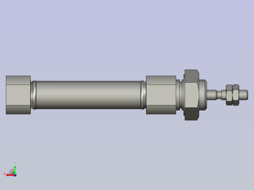 笔形气缸MI10x20U亚德客后视缩略图