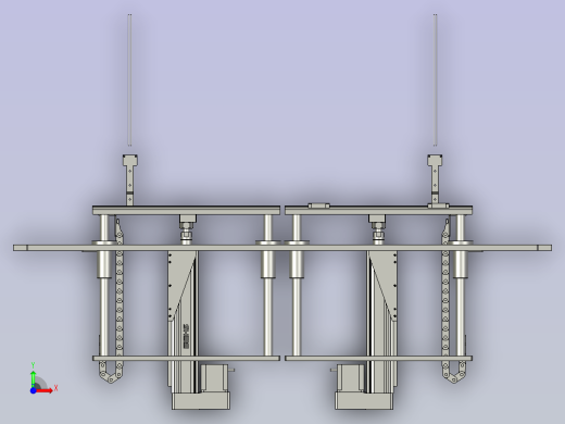 料框顶升机构前视缩略图