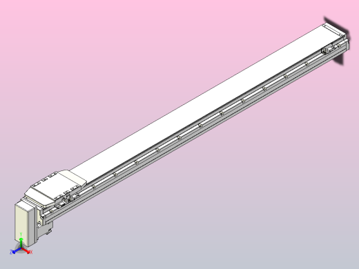 滚珠丝杠直线轴内置导轨TPA-GCR-120-1610C-L1200-MP-M40-N3