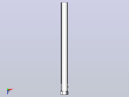 皮带直线轴半封闭可选导轨TPA-HNB-140D-120-L1600-LP-Y-P40-N3俯视缩略图