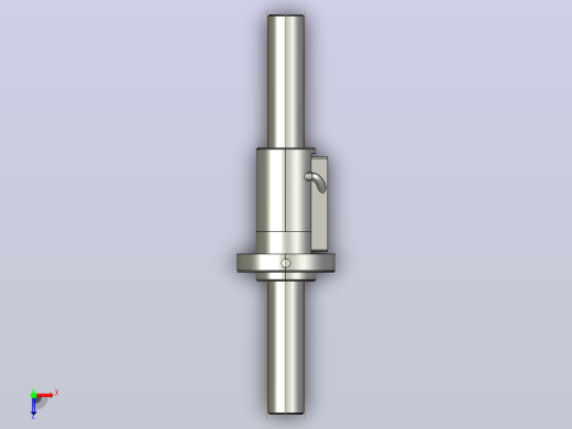 CTF2525-1.5滚珠丝杆3D模型俯视缩略图