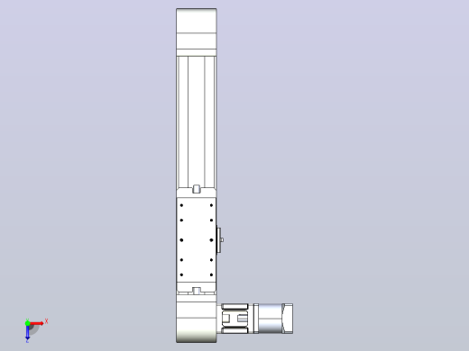 带式直线轴半闭式TPA-ONB-80-170-L250-DR-J60-N3俯视缩略图
