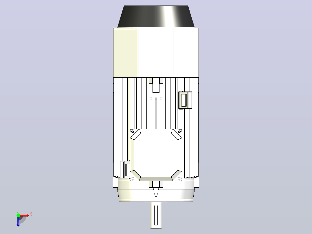 IM B3 H80-180(YE2、YE3)通用电机[YE2-180L-4-B3]俯视图