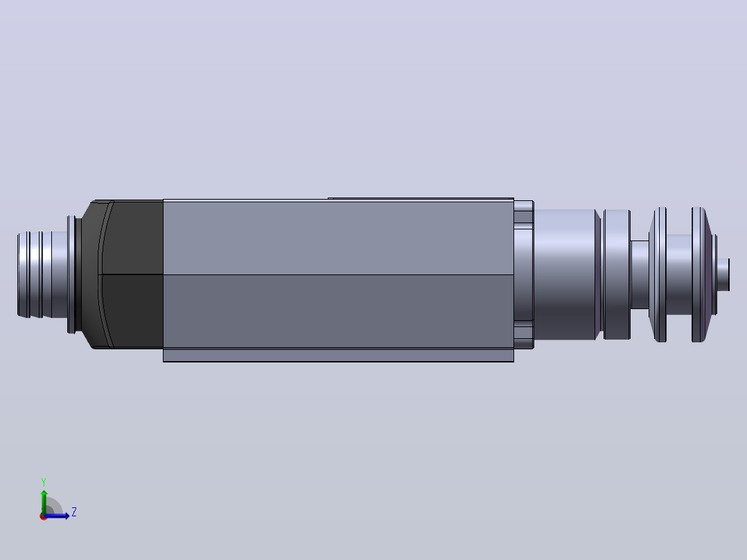 JTH3500B-SCF32 精密锯切电机[JTH3500B-S12P0.75-SCF32]左视图