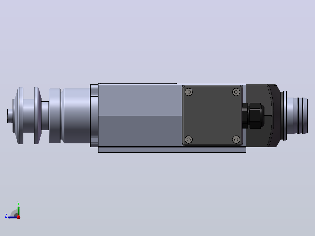 JTH3500B-SCF32 精密锯切电机[JTH3500B-S12P0.75-SCF32]右视图