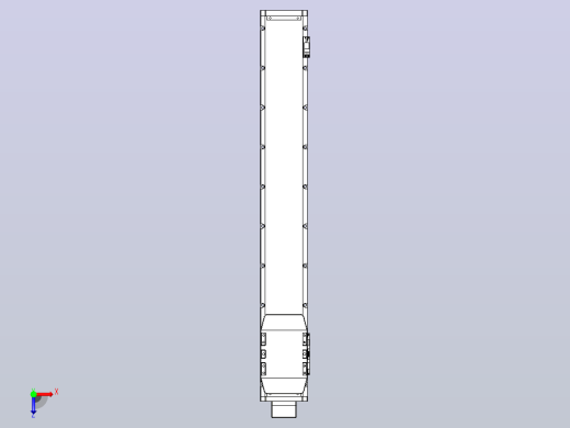 滚珠丝杠直线轴内置导轨TPA-GCR-120-1610C-L750-MP-M40-N3俯视缩略图