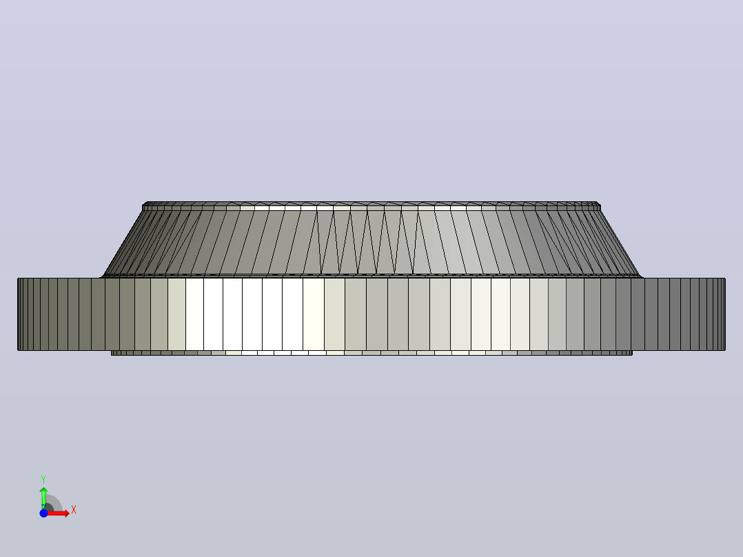 ASME B 16.5 RFWN法兰# 600 NPS 15至NPS 600前视图