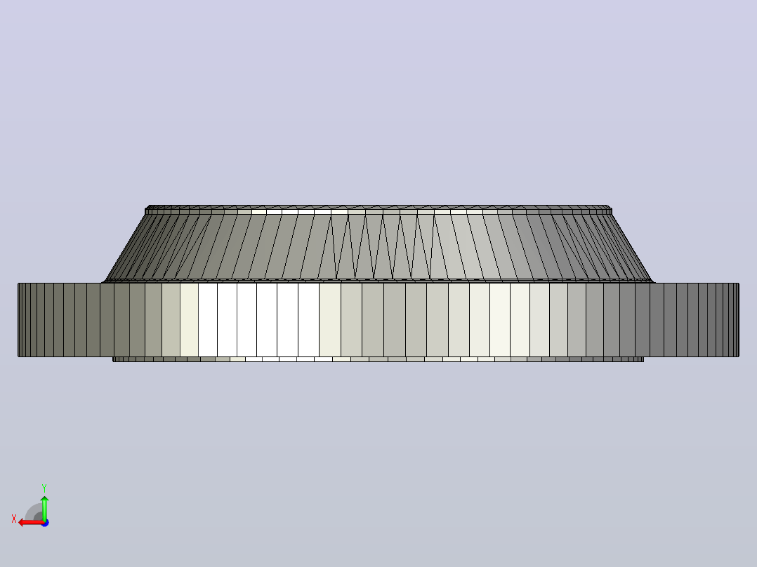 ASME B 16.5 RFWN法兰# 600 NPS 15至NPS 600后视图