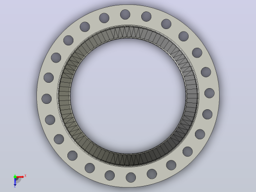 ASME B 16.5 RFWN法兰# 600 NPS 15至NPS 600俯视缩略图