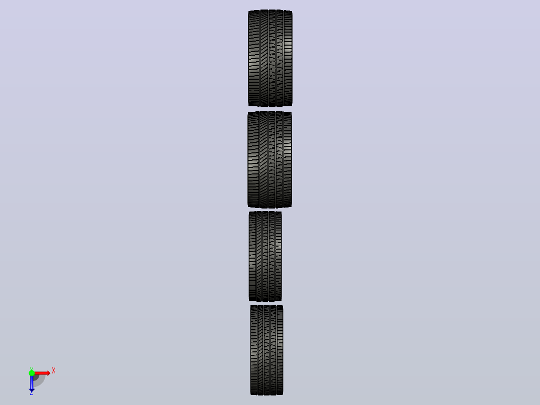 车轮保时捷GT3 RS量表1_10俯视图